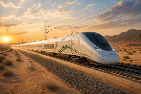 أسعار تذاكر قطار الحرمين 2026 أثناء رحلة بين مكة والمدينة